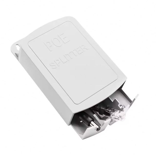 PoE Splitter DC44V-57V 12V 1.2A Non-Isolated Dual Standard IEEE802.3af/at Waterproof 15W 10/100Mbps Network Switches