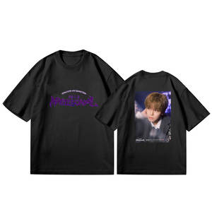 T-shirt à manches courtes Kpop Idol Gourp Stray Kids 4TH FANMEETING Magic School Vente en gros - Product Image 4