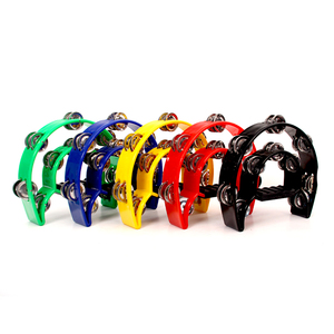Tamborina <span class=keywords><strong>de</strong></span> Acero Inoxidable, Campanas Musicales, Sonajero, <span class=keywords><strong>Instrumento</strong></span> <span class=keywords><strong>de</strong></span> <span class=keywords><strong>Mano</strong></span> para Niños y Adultos - Product Image 6