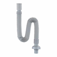 Tuyau de drainage télescopique en PVC, tuyau d'évacuation de cuisine, tuyau d'égout étanche anti-colmatage, accessoires de salle de bain pour évier