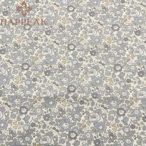 Tissu en coton <span class=keywords><strong>Liberty</strong></span> botanique de luxe HAPPEAK, 80s, pur coton, imprimé floral, respirant, pour robes de créateurs - Product Image 3