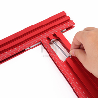 Riel guía ajustable OEM de 40/60/80 cm para fresado, ranurado y grabado, soporte auxiliar para bricolaje en carpintería