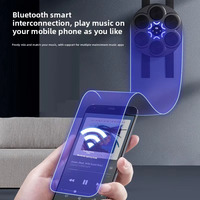Nouvel équipement d'entraînement de boxe 2026 pour la maison, fixation murale, pour adultes et enfants, en PU, avec LED, musique intelligente et design moderne