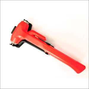 Emergency Hammer For Car Bus Window Breaker Long Handle Steel Black 210g Rescue Tool - Product Image 2