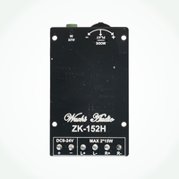 WUZHI ZK-152H audio 10W/15W/20W double canal stéréo Mini BT Module amplificateur de haut-parleur numérique Module de son