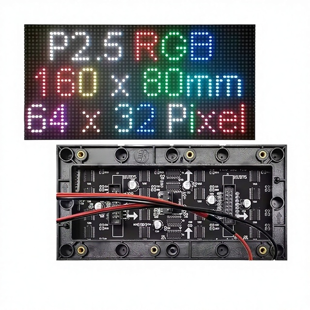 Mini Size Digital Signage LED Advertising Board 160*80mm P2.5 Small LED Display Panel Full Color LED Display Screen