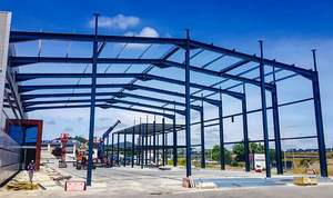Edificio <span class=keywords><strong>de</strong></span> <span class=keywords><strong>Garaje</strong></span> <span class=keywords><strong>de</strong></span> Acero <span class=keywords><strong>de</strong></span> Fácil Montaje, Almacén Prefabricado Comercial, Estructura Metálica Prefabricada - Product Image 2