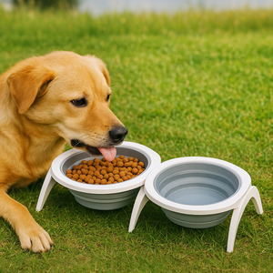Mangkuk anjing besar jenis Z anjing mengangkat mangkuk berdiri anjing besar/Sedang ukuran 1L mangkuk air makanan - Product Image 2