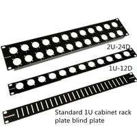 Connecteur Speakon Pièces métalliques Noir Sound Fitting Hardware avec FlightCase Accessoires Adam Hall 19 "Medium Steel Flat RackPanels