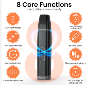 Lime à ongles électrique pour animaux de compagnie, rechargeable, en caoutchouc, 2 vitesses, double éclairage LED, facile à utiliser – Produits populaires tendance 2026 - Product Image 4