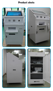 21.5 inch ngân hàng Màn hình cảm ứng tự dịch vụ máy thanh toán mã QR máy quét A4 máy in ngón tay in đầu đọc thẻ IC - Product Image 6