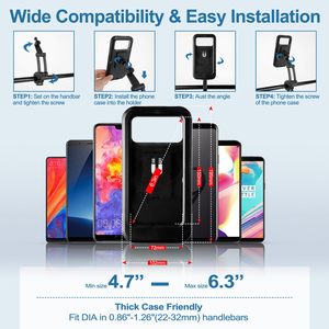 ขายึดหน้าจอมือถือแบบดูดสูญญากาศกันน้ำ ABS รุ่น Universal Stable ปี 2025 หมุนได้ 360 องศา ติดตั้งช่องแอร์ - Product Image 2