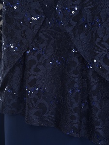 Vestido De Fiesta Elegante para Dama para Cumpleaños Modesto Largo Talla Grande para Madre De La Novia De Noche para Boda para Mujer - Product Image 3