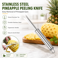 LuLofe roestvrijstalen ananas oogschiller verwijderaar clip cutter model PACT001 voor thuiskeuken fruitgereedschap