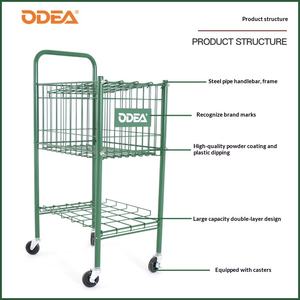 Carrito de Tenis Odear, Carrito Plegable Portátil para Entrenador, Bolsa de Tenis, Recogedor de Pelotas de Tenis, Cesta para Pelotas de Tenis - Product Image 4