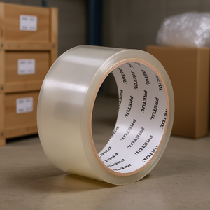 Cinta Adhesiva Transparente de BOPP Impermeable de 48 mm x 40 m, Cinta de Embalaje Acrílica de Fusión en Caliente Sensible a la Presión para Sellado de Cajas por Pret - Product Image 2