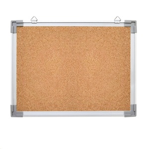Tableau mural décoratif en liège à cadre en aluminium, design côtier, pour messages, mémos et organisateur de clous, pour la maison, le bureau ou le bureau de travail - Product Image 1