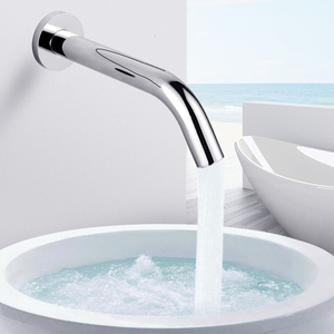 Robinet de capteur de lavage des mains à cellule photoélectrique <span class=keywords><strong>DC</strong></span> pour salle de bain sans contact d'hôtel - Product Image 6