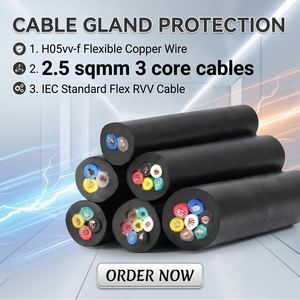 <span class=keywords><strong>สาย</strong></span><span class=keywords><strong>ไฟ</strong></span>ทองแดงขนาด 4.0 มม. หุ้มฉนวน PVC แบบยืดหยุ่น 3/4/5/6/7/8 แกน <span class=keywords><strong>สาย</strong></span><span class=keywords><strong>ไฟ</strong></span>สำหรับติดตั้งระบบไฟฟ้าแบบหลายแกน - Product Image 1