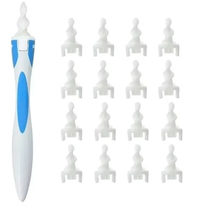 Herramienta para Remover Cera de Oídos, Limpiador de Oídos en Espiral con 16 Puntas Reemplazables, Seguro e Indoloro - Product Image 1