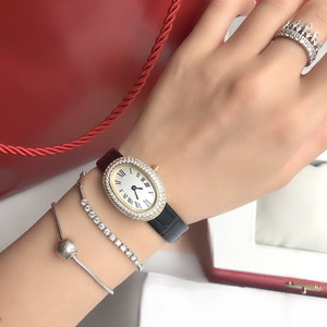 Reloj Mecánico Automático Elegante y Moderno con Bisel con Incrustaciones de Diamantes, Opciones de Correa Multicolor, Desmontable - Product Image 6