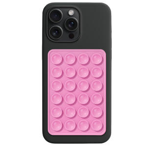 Support de téléphone portable en silicone antidérapant en gros, accessoire de fixation adhésive pour téléphone portable, support de téléphone portable à ventouse - Product Image 1