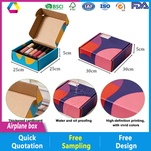 Boîte cadeau pour chaussettes en carton ondulé, certifiée, portable, robuste, imperméable et personnalisable, pour l'expédition e-commerce et les coffrets cadeaux - Product Image 2