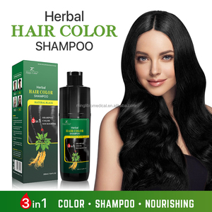 Shampooing de coloration à base de plantes au ginseng naturel sans coloration du cuir chevelu lisse et facile à utiliser pour l'application de teinture à la maison - Product Image 5