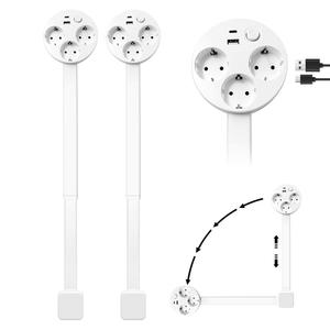 0728 Space-efficient <b>Extendable</b> Electrical Outlet Practical Rotation Enhancing Power Accessibility in Modern Settings - Product Image 2