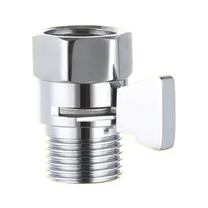 2 Ways Quality Brass Popular Shut-off Angle Valve Wall Cover Rainfall Shower System Fast Opening Shower Mixer Toilet Angle Valve