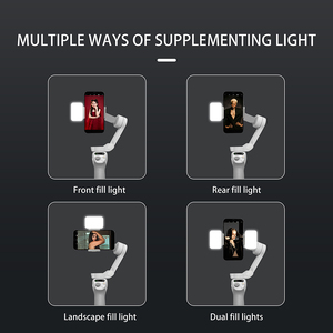 อุปกรณ์เสริมกล้องกีฬาสำหรับ <span class=keywords><strong>Dji</strong></span> <span class=keywords><strong>Osmo</strong></span> <span class=keywords><strong>Mobile</strong></span> 7/7P ไฟเติม LED แม่เหล็กอเนกประสงค์ทนทาน - Product Image 5