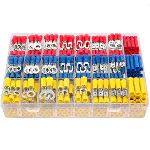 Sundimo Factory Wholesales 320pcs Electrical Mixed Butt Ring Fork Spade Bullet Quick Disconnect Wire Connectors Assortment Kit