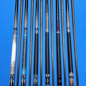 ไม้คิวคาร์บอนไฟเบอร์ YFEN ขนาด 12.5 มม. ไม้คิวแบบ Low Deflection พร้อมวงแหวนฝังเปลือกหอยบาโลน พร้อมด้ามต่อ - Product Image 3
