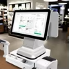 15.6 Inch Dual Screen Industrial PC Desktop POS System build in 2D code scanner <b>printer</b> - Product Image 3