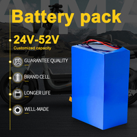 Usine en gros 36V 48V 10Ah 20Ah 30Ah 40Ah 50Ah 60Ah Batterie au lithium pour Golf E-bike