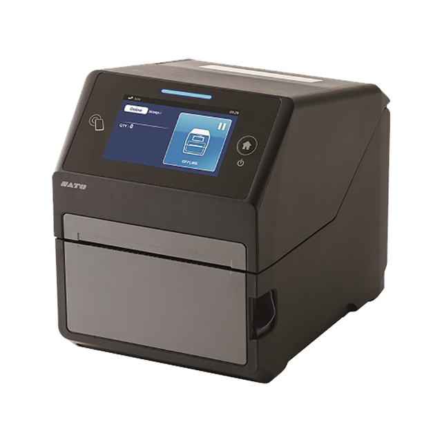 4 Inch SATO CT4-LX Industrial RFID Printer 203DPI 306DPI Barcode Label Printer With 4.3-inch Full-color Touch Screen Display