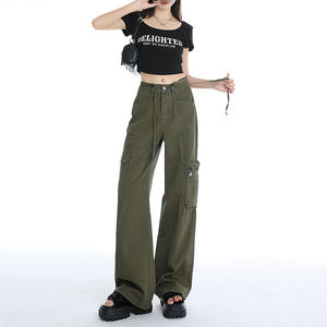 <span class=keywords><strong>Pantaloni</strong></span> larghi larghi <span class=keywords><strong>a</strong></span> vita alta <span class=keywords><strong>con</strong></span> stampa personalizzata, <span class=keywords><strong>pantaloni</strong></span> <span class=keywords><strong>Palazzo</strong></span> <span class=keywords><strong>con</strong></span> lunghezza lunga per le donne/ - Product Image 2