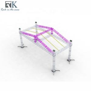 Outdoor Aluminum Alloy Spigot Square Truss Structural Stage Frame for Truss Displays - Product Image 1