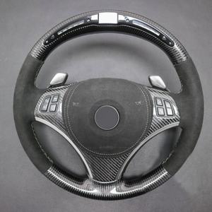 Housse de <span class=keywords><strong>volant</strong></span> personnalisée en fibre de carbone pour <span class=keywords><strong>BMW</strong></span> Série 3 F30 E90 <span class=keywords><strong>E46</strong></span> M2 M3 M5 3 - Product Image 4