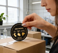Autocollant personnalisé en vinyle imperméable avec logo doré, étiquette de pneu, étiquette synthétique pour bouteille, autocollants de produits, étiquette adhésive en papier