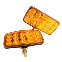Feux latéraux de camion à LED 15W, 15 perles, 12V 24V universels, feux de recul, feux de conduite anti-collision haute luminosité, feux antibrouillard/de conduite, feux de freinage