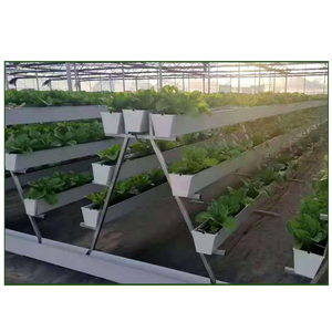 Système de <span class=keywords><strong>culture</strong></span> de gouttières gouttière verticale pour l'agriculture serre gouttière hydroponique <span class=keywords><strong>en</strong></span> pvc pour <span class=keywords><strong>fraises</strong></span> - Product Image 1