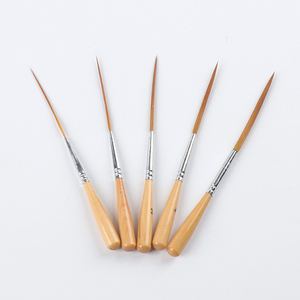 Bview Art – Lot de 5 pinceaux professionnels pour artistes, poils en nylon, manche en bois, grande capacité de peinture, pointe ultra-fine pour la peinture - Product Image 1