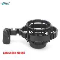Microphone à condensateur d'enregistrement sonore de studio à Capsules avec support de choc en plastique Applicable à AKG c2000/c3000/c4000/c214