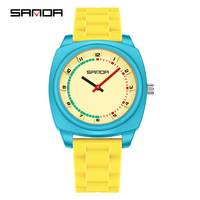 OEM LOGO SANDA Style mignon étanche montre pour femme lumineuse élégante robe montre-bracelet femmes mode décontractée montres à Quartz dames