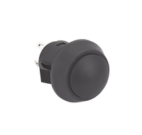 Interrupteur à bouton-poussoir à tête bombée de 12 mm