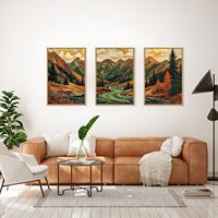OEM/ODM affiche de paysage toile abstraite montagnes peinture pour la maison Art décor personnalisé mur Art personnalisé affiche peintures