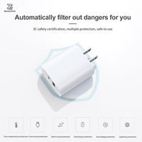 Pengisi daya lipat Mini portabel, adaptor pengisi daya Cepat catu daya usb-c universal perjalanan kualitas tinggi