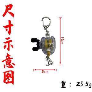 Ztc592 – boucle télescopique en fil d'acier, type tambour, accessoire de pêche à dégagement rapide pour la pêche aux leurres - Product Image 4