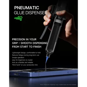 Cơ khí PD10 khí nén keo Dispenser Applicator 10cc/30cc chính xác pha chế cho điện thoại công cụ sửa chữa - Product Image 3
